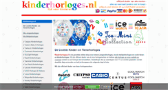 Desktop Screenshot of kinderhorloges.nl